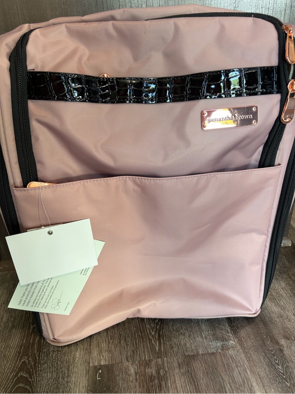 Samantha Brown Blush Pink Travel Tote Bag